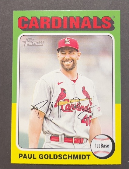 2024 Topps Heritage #490 Paul Goldschmidt — front