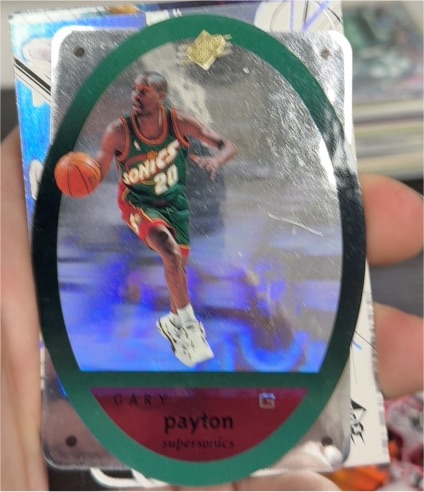 1996 Upper Deck SPx #45 Gary Payton — front
