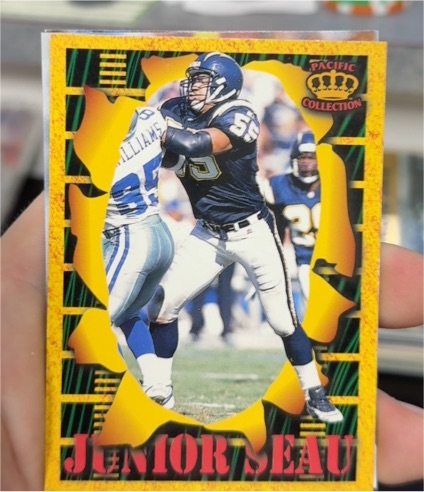 1996 Pacific Collection Junior Seau — front