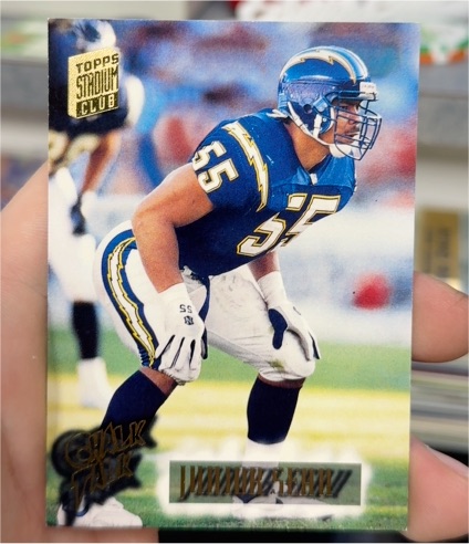 1994 Topps Stadium Club Chalk Talk #74 Junior Seau — front