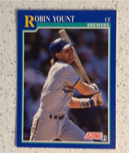 1991 Score #525 Robin Yount — front