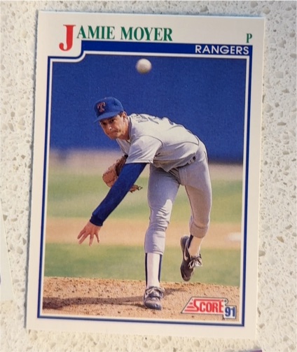 1991 Score #437 Jamie Moyer — front