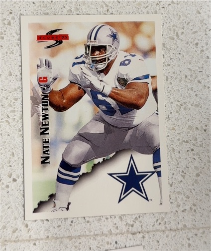 1995 Score #87 Nate Newton Dallas Cowboys — front