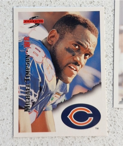 1995 Score #8 Michael Timpson — front