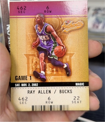2002-03 Fleer Authentix #94 Ray Allen — front