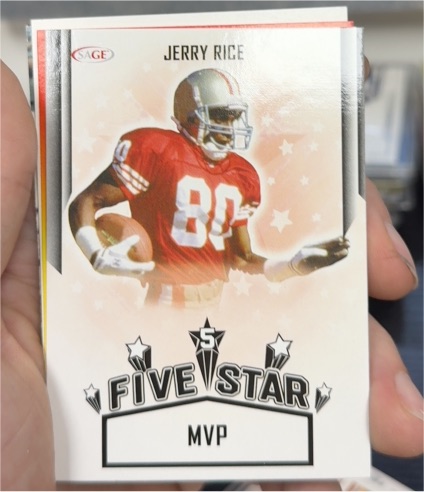 2023 SAGE Low Series Five Star #FS-1 Jerry Rice — front