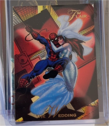 1994 Flair Marvel Annual #57 The Wedding Spider-Man — front