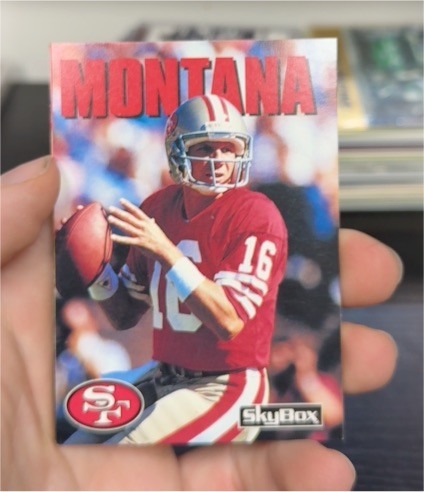 1992 SkyBox Impact #227 Joe Montana — front