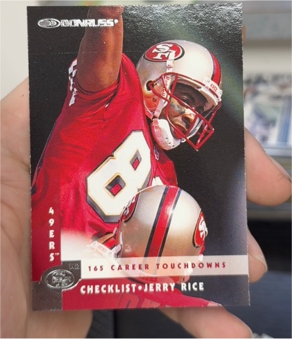 1997 Donruss #165 Jerry Rice — front
