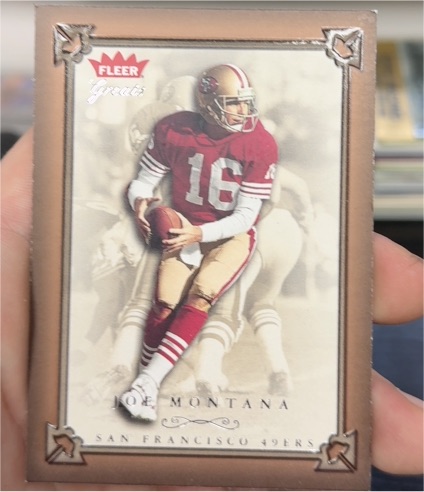 2004 Fleer Greats of the Game #6 Joe Montana — front