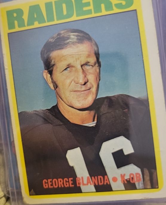 1972 Topps #235 George Blanda — front