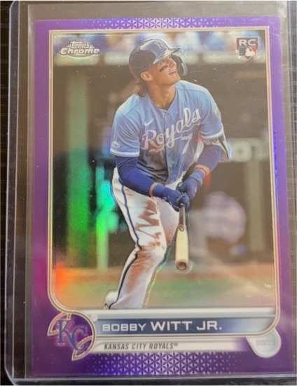 2022 Topps Chrome Update #USC35 Bobby Witt Jr. — front