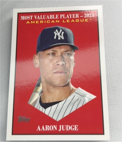 2025 Topps Update Series Most Valuable #MV-1 Aaron Judge — front