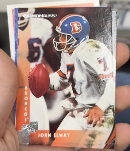 1990 Score #7 John Elway — front