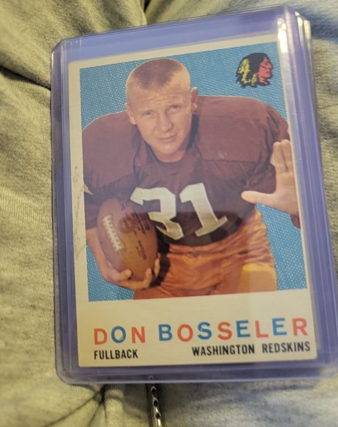 1959 Topps #123 Don Bosseler — front