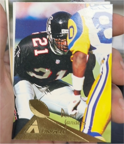 1994 Pinnacle #1 Deion Sanders Atlanta Falcons — front