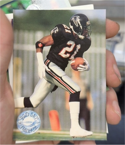 1991 Pro Set Platinum #141 Deion Sanders — front