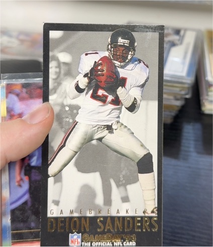 1993 Fleer Gamebreakers Deion Sanders — front