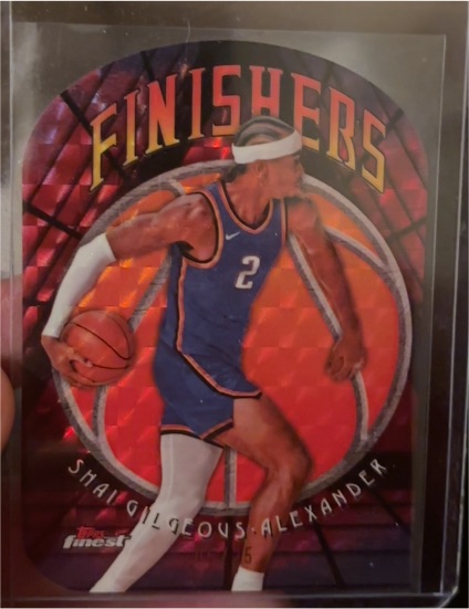 2024-25 Topps Finest #F-1 Shai Gilgeous-Alexander Finishers — front
