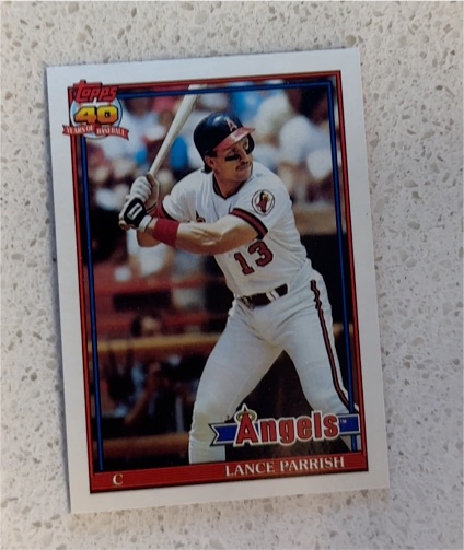 1991 Topps #210 Lance Parrish — front