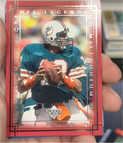 2000 Upper Deck Legends Millennium QBs #M2 Dan Marino — front