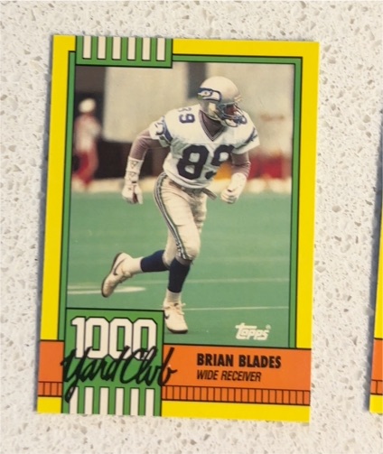 1990 Topps #27 Brian Blades — front