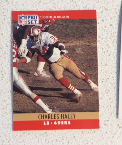 1990 Pro Set #289 Charles Haley — front