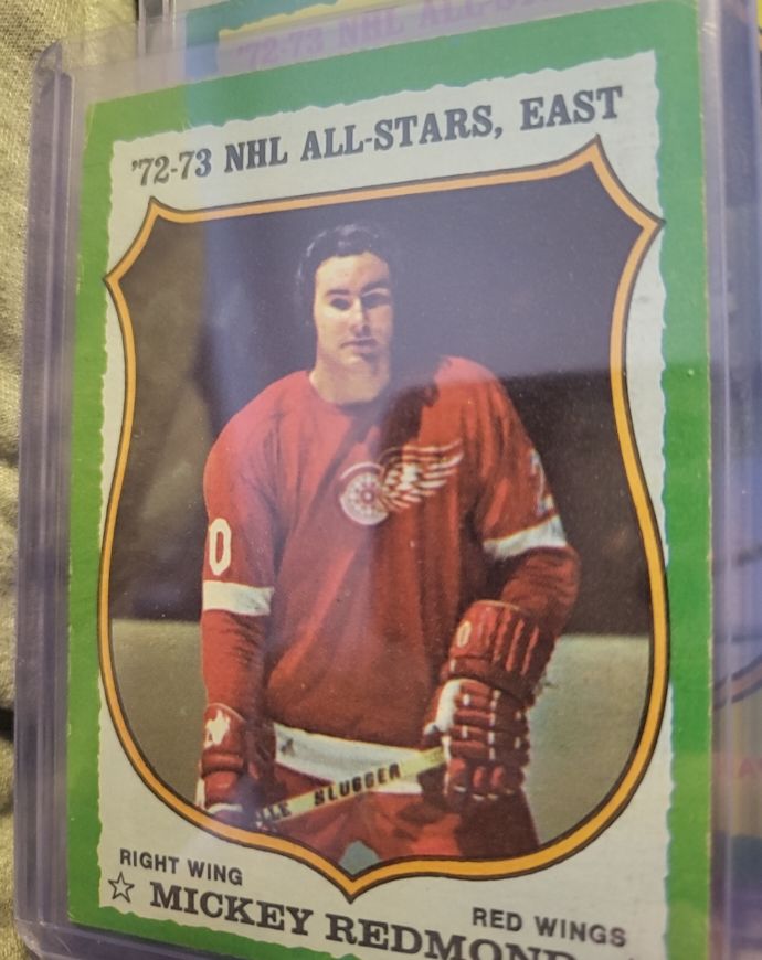 1973-74 O-Pee-Chee #180 Mickey Redmond — front