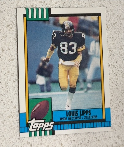 1990 Topps #184 Louis Lipps — front
