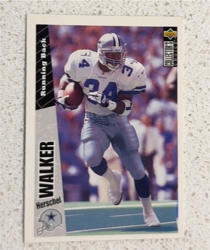 1996 Upper Deck Collector's Choice Update #U120 Herschel Walker — front