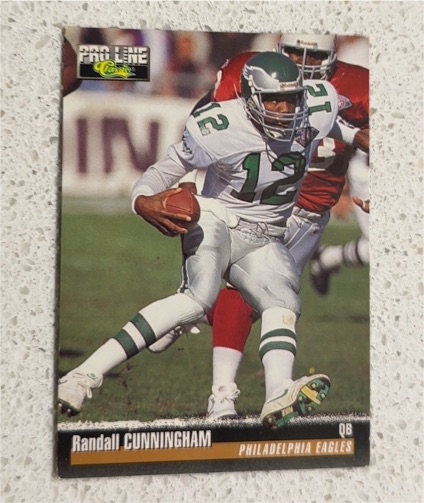 1995 Pro Line Classic #142 Randall Cunningham — front