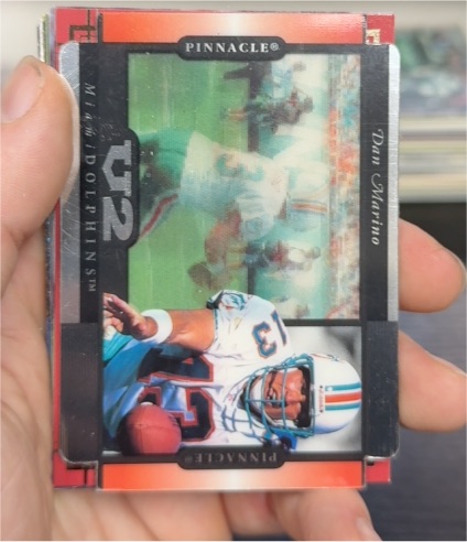 1997 Pinnacle V2 #V-7 Dan Marino — front