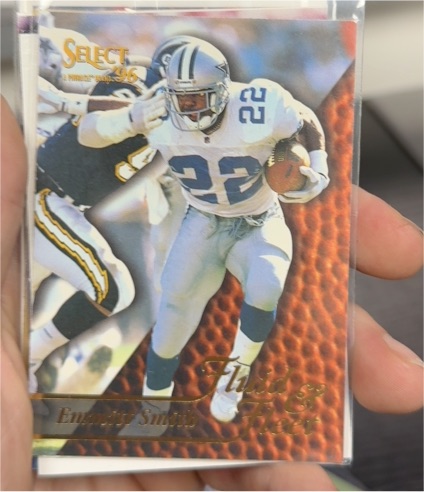 1996 Select Fluid & Fleet #187 Emmitt Smith — front