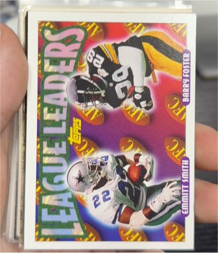 1993 Topps #219 Emmitt Smith / Barry Foster LL — front