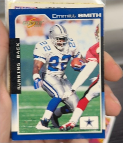 2000 Score #53 Emmitt Smith — front