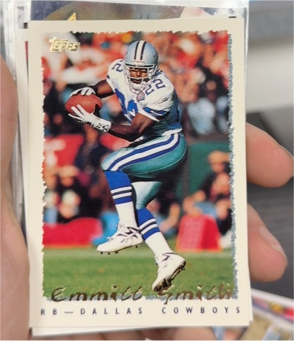 1995 Topps #330 Emmitt Smith Dallas Cowboys — front