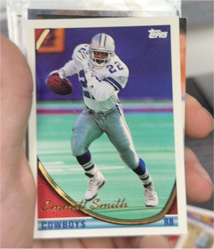 1994 Topps #1 Emmitt Smith — front