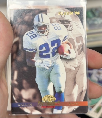1996 Fleer Pro Football Preview #190 Emmitt Smith — front