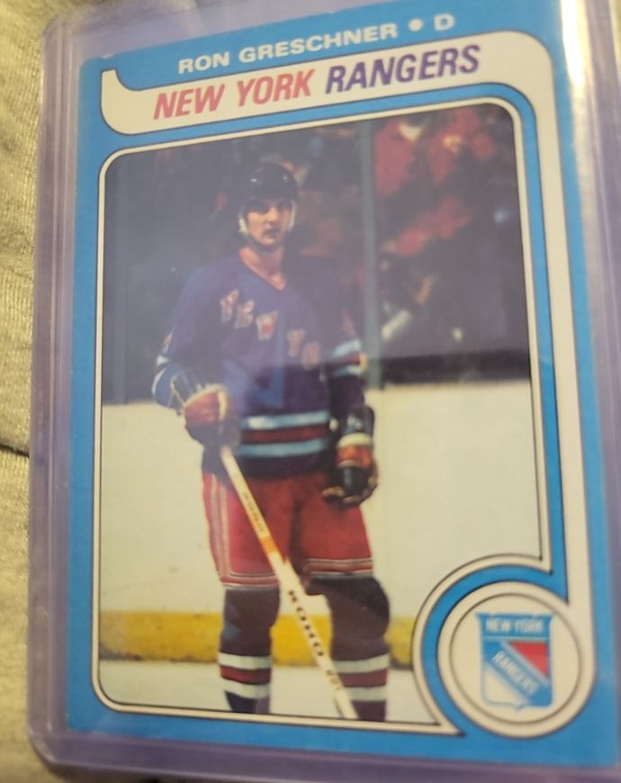 1979-80 Topps #78 Ron Greschner New York Rangers — front