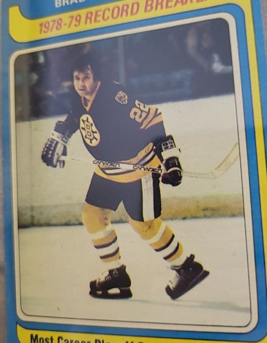 1979 Topps #164 Brad Park Boston Bruins Record Breaker — front