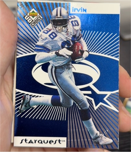 1998 Upper Deck Choice #SR10 Michael Irvin StarQuest — front