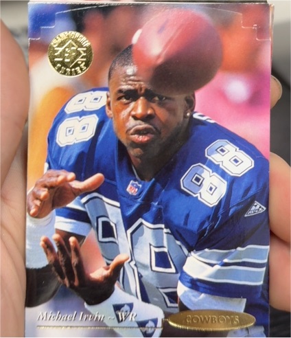 1995 SP Championship #89 Michael Irvin — front