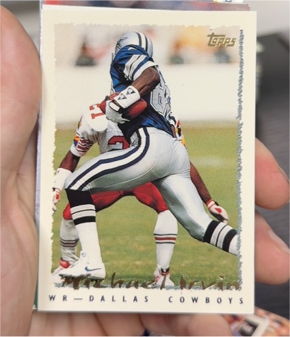 1995 Topps #375 Michael Irvin — front