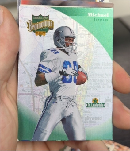 1997 Playoff Absolute Beginnings #88 Michael Irvin — front