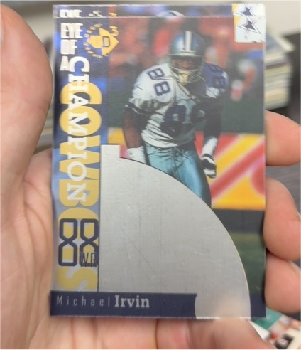 1997 Upper Deck UD3 #50 Michael Irvin Eye of a Champion — front