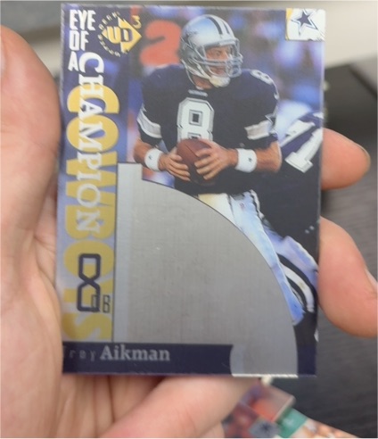 1997 Upper Deck UD3 Eye of a Champion #59 Troy Aikman — front
