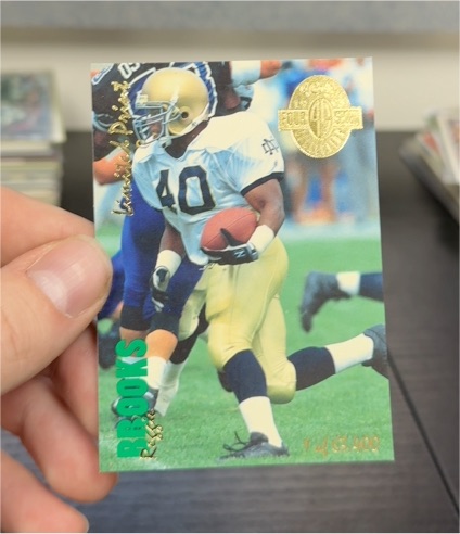 1993 Classic Four Sport #LP17 Reggie Brooks Rookie Limited Print — front
