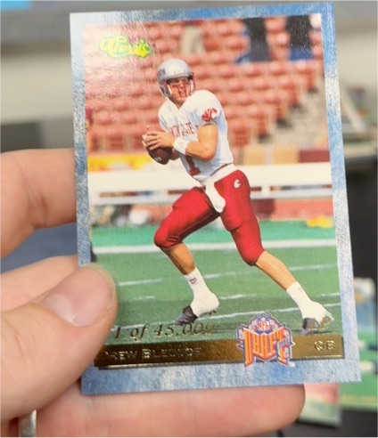 1993 Classic Limited Prints #LP1 Drew Bledsoe — front