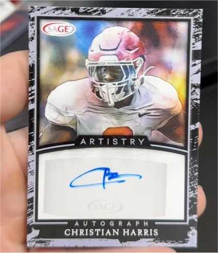 2022 SAGE Artistry #A-CH Christian Harris — front