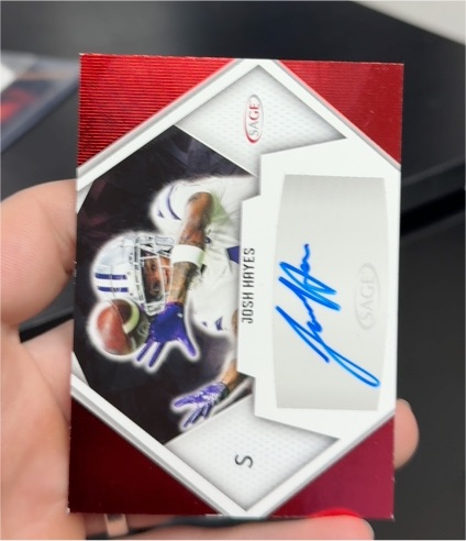 2023 Sage High Series Red Autograph #A-JH4 Josh Hayes — front
